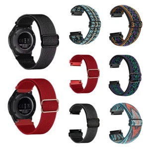 20mm/22mm Woven Elastic Nylon Watch Band Sport Strap For Watch Smart Watch Acce - Picture 1 of 24