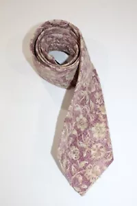 Polo Ralph Lauren Clásico Para Hombres Vintage 100% Seda Lujo Paisley Corbata EE. UU. Lavanda - Imagen 1 de 6