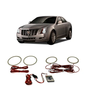 Bright White RF LED Headlight Halo Ring Kit for Cadillac CTS 08-13 - Imagen 1 de 7