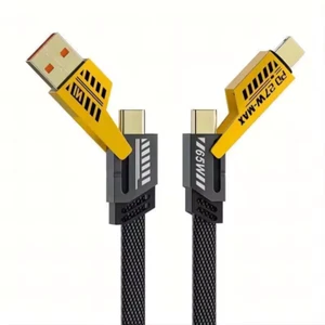 4 In 1 Type C Data Cable Pd 65W 27W Type C To Type C Usb Fast Charging Cable - Picture 1 of 5