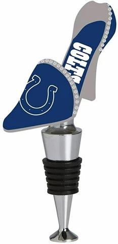 INDIANAPOLIS COLTS HIGH HEEL SHOE WINE BOTTLE STOPPER Cover