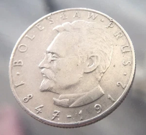 1976, Poland, 10 Zlotych Coin, 1847-1912 Boleslaw Prus, Nice Lustre - Picture 1 of 2