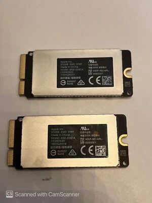 Apple iMac Pro 27" 2017 SSD 512GB 656-0061A EMC 3197 Flash Storage PAIR working - Image 1 of 4