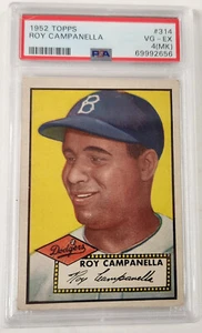 1952 Topps #314 Roy Campanella PSA VG-EX PSA 4 (MK) - Picture 1 of 2