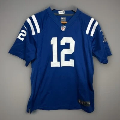 Youth Nike Andrew Luck #12 Indianapolis Colts Blue Jersey L 7813 - Image 1 of 4