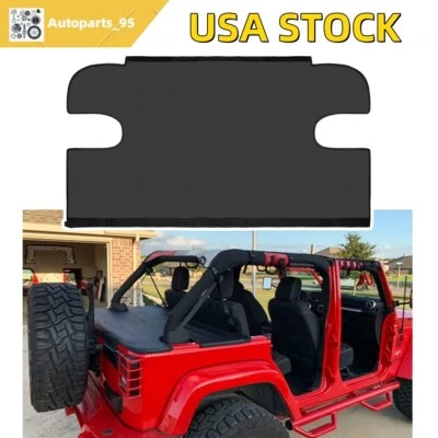 for 2007-2018 Jeep Wrangler JK Unlimited 4-Door Cargo Cover Tonneau Cover Shield Foto 1 de 4