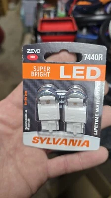 Center High Mount Stop Light Bulb-Sedan Sylvania 7440RLED.BP2 - Image 1 of 4