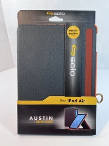 Solo Austin Slim Case for iPad Air iPad Pro 9.7”Gray Orange Protective Cover New - Picture 1 of 8