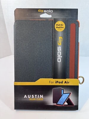 Solo Austin Slim Case for iPad Air iPad Pro 9.7”Gray Orange Protective Cover New - Image 1 of 4