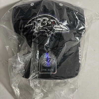 '47 Baltimore Ravens Clean Up Black Adjustable Strap Hat Dad Cap - Brand New - Image 1 of 4