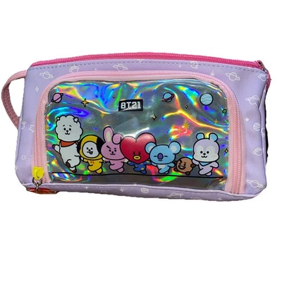 BT21 Monedero Universtar Monedero Maquillaje Bolsa Estuche Amigos Espacio Corazón Foto 1 de 4