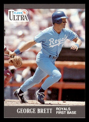 -GR- 1991 Fleer Ultra - #144 George Brett (A) *Free Shipping* Kansas City Royals - Image 1 of 2