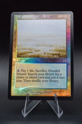 Flooded Strand: 2002 Magic the Gathering - Onslaught Foil - Image 1 of 2