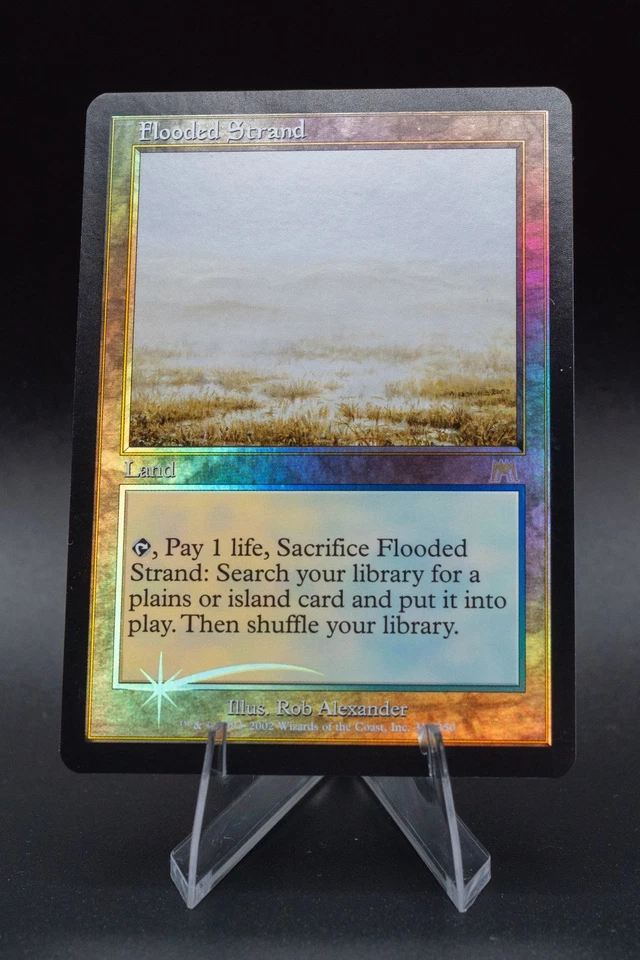 Flooded Strand: 2002 Magic the Gathering - Onslaught Foil - Image 1 of 2