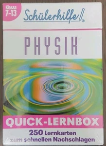 Schülerhilfe Physik Quick Lernbox 7 - 13. Klasse Neu Ovp - Bild 1 von 4