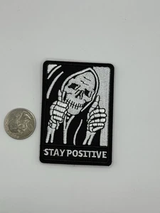 Parche de gancho y bucle Stay Positive Reaper Morale - Imagen 1 de 2