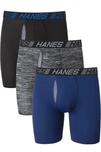 Hanes Herren Long Leg Ultimate Comfort Total Support Pouch Boxershorts Gr. XL - Bild 1 von 12