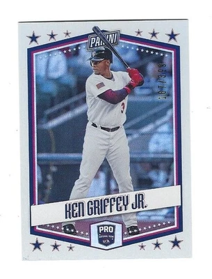 2018 Panini Día del Padre Béisbol Ken Griffey, Jr. EE. UU. Lámina de béisbol #167/399 Foto 1 de 2