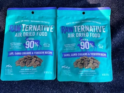 Lote 2 ração seca ao ar RawTernative para cães, órgãos venosos de cordeiro de alta proteína - Imagem 1 de 4