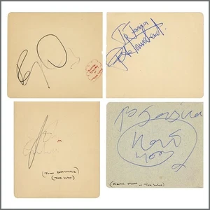 The Who 1960s Autographs (UK) - Picture 1 of 1