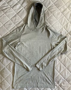 Lululemon Athletic Hoodie Men’s Small Gray Lightweight Breathable Stretch - Picture 1 of 12