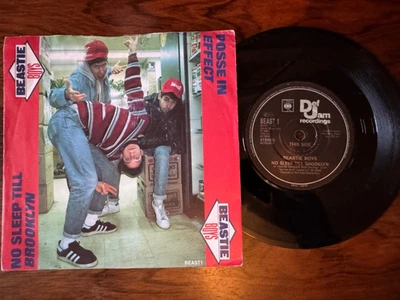 BEASTIE BOYS - NO SLEEP TILL BROOKLYN - UK - 7" SINGLE - 1986 - Image 1 of 2