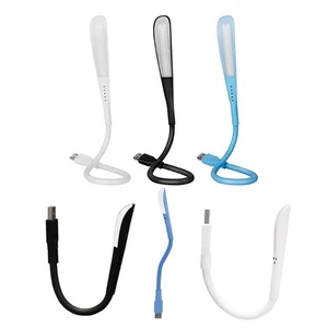 Convenient USB Led Reading Light Lamp Mini Flexible Eye-Care Night Light for PC - Afbeelding 1 van 9
