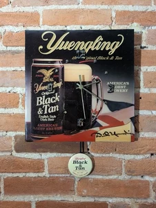 Vtg Yuengling Black & Tan Clock Signed by Dick Yuengling Americas Oldest Brewery - Picture 1 of 12