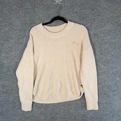 Madewell Sweater Womens Medium Beige Merino Wool Blend Knit Pullover Boho - Image 1 of 4