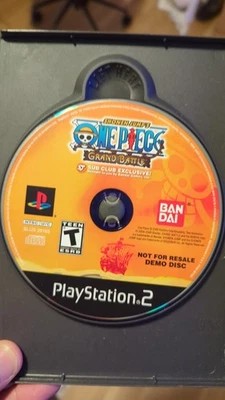 One Piece: Grand Battle (Sony PlayStation 2 PS2) RARE EXCLUSIVE SJ DEMO DISC - Image 1 of 4