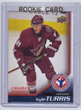 2008-09 Upper Deck UD Kyle Turris Rookie Card RC NHCD Mint