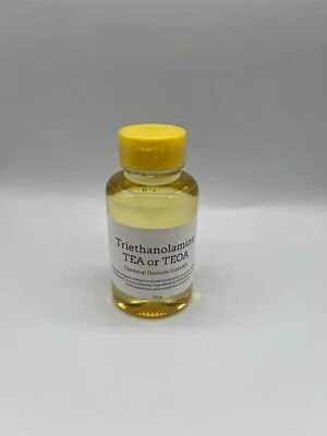 TRIETHANOLAMINE (TEA or TEOA) - 99% Pure - 7.5 oz bottle wholesale gel agent - Image 1 of 4