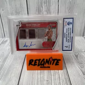 2022 UFC Panini Absolute Tools Of The Trade Autograph Sean O’Malley /49 - MGC 7 - Picture 1 of 5