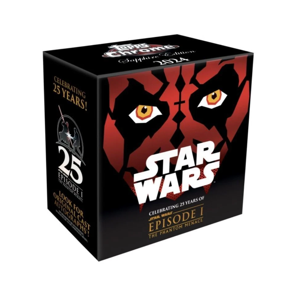 Star Wars: The Phantom Menace Edición Cromo Zafiro Hobby Box (Topps 2024) - Imagen 1 de 1