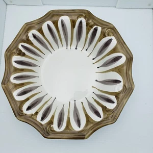 Italienische Schale handbemalt Keramik Vintage Made in Italy signiert groß Pasta selten - Bild 1 von 7