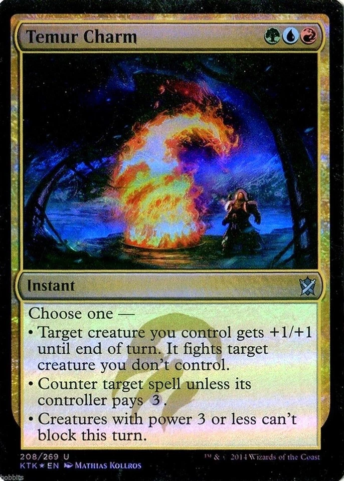 MTG - Khans of Tarkir - Temur Charm - Foil - NM - Image 1 of 1