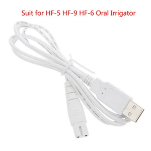 USB Cable Charging Line Suit HF-5 HF-9 HF-6 Oral Irrigator Teeth Water Flos MPEI - Imagen 1 de 7