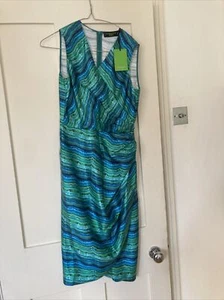 BNWT Shanghai Tang Mulberry Silk Dress approx UK size 14 (US size 10 label) - Picture 1 of 8