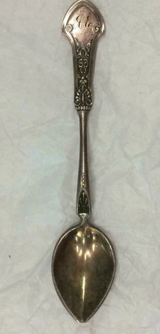 Gorham Corinthian Pattern 3 7/8"  Demitasse Spoon Gold Wash Bowl Cover