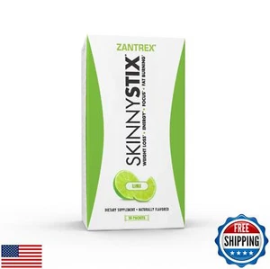 SkinnyStix Lime GLP-1 Support Powder Energy Drink, Metabolic Support, Appetit - Picture 1 of 5