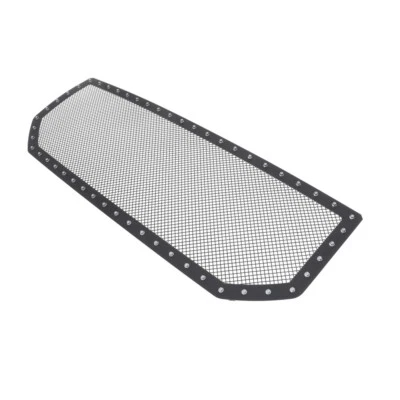 Fits 2016-2018 GMC Sierra 1500 Upper Stainless Steel Rivet Black Mesh Grille - Image 1 of 3