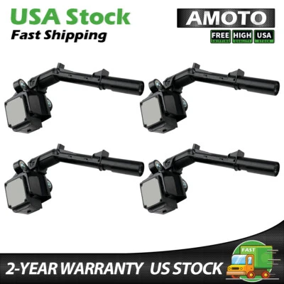 Set of 4 OEM Ignition Coil for Mercedes-Benz C300 CLA250 E300 2.0L UF734 UF820 Foto 1 de 4