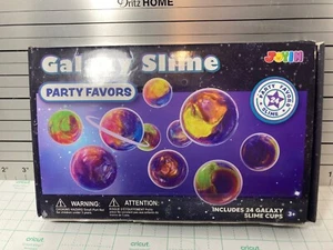 Slime Party Favors 24 Pack Green Galaxy Slime Ball Party Favors - BRAND NEW!! - Picture 1 of 3