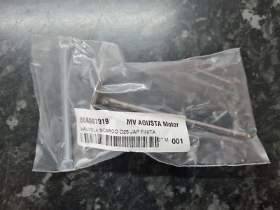 Válvula de escape MV Agusta 80A097919 titanio genuino B4/F4 Brutale Foto 1 de 3