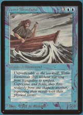 Water Elemental Beta NM Blue Uncommon MAGIC GATHERING CARD (ID# 235244) ABUGames