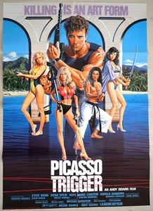 Original Filmposter PICASSO TRIGGER Steve Bond / Dona Speir / Roberta Vasquez - Bild 1 von 3