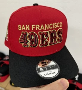 New Era San Francisco 49ers 9Fifty Snapback Hat Custom Super Bowl Old Style Let - Picture 1 of 3