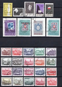 Lotto, n. Michel: 1188-6, 1209-17, 1148-0, 1186-7,.. usato, timbrato, 1960, Polonia - Foto 1 di 1