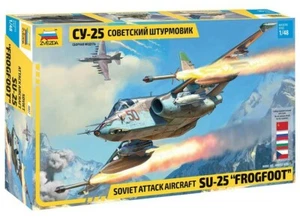 Avión de ataque soviético SU-25 Frogfoot 4807 Zvezda 1:48 - Imagen 1 de 12