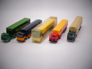 5 x Wiking 1:87  LKWs-Sattelzüge---1-- - Bild 1 von 8